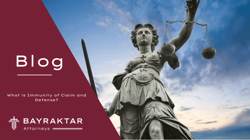 What is Immunity of Claim and Defense?